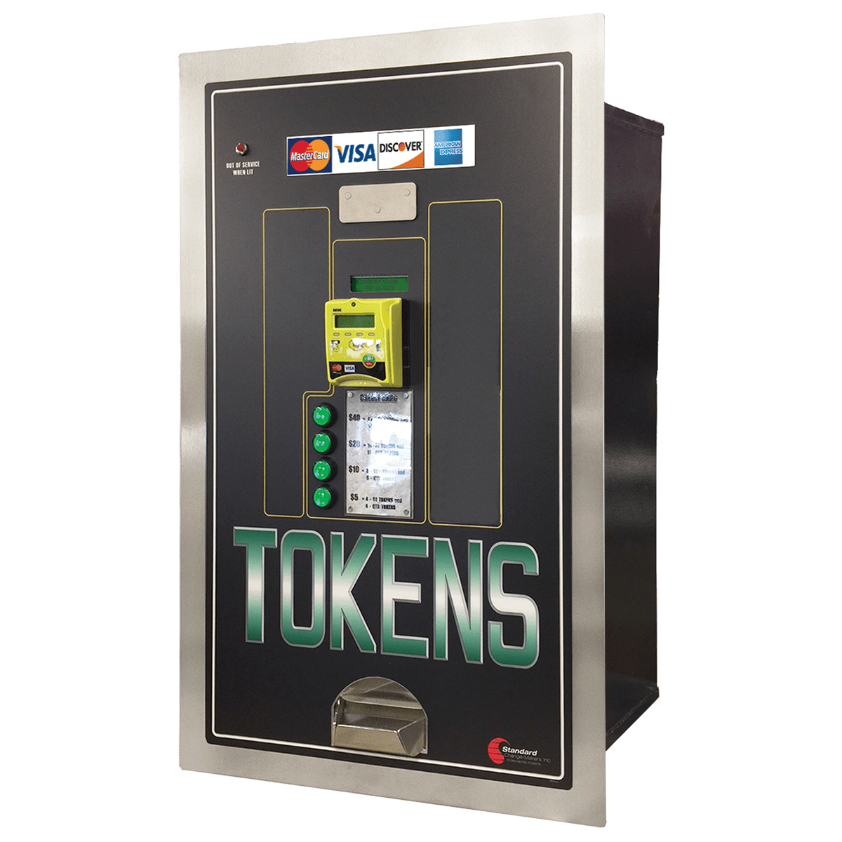 Tck Token Machine MC525RL-CC Standard Token Change Machine – Cash and Coin Machines, LLC.